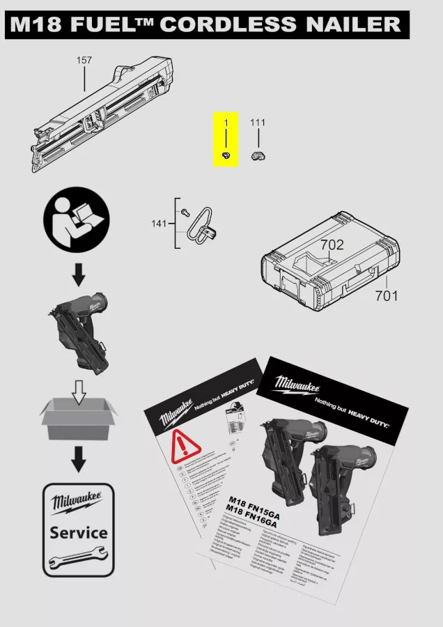 cache protection cloueur réf. 4931480248 Milwaukee